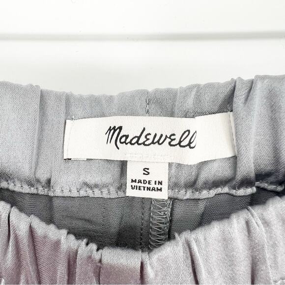 Madewell Straight Full Length Pull On Pants S Grey - Picture 5 of 7